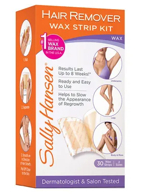 Wax Hair Remover Wax Strip Kit For Body Depilatory Product , 30pc