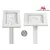 Rack holder for advertising tablet of floor lock, MC-678 iPad 2/3/4/Air/Air2