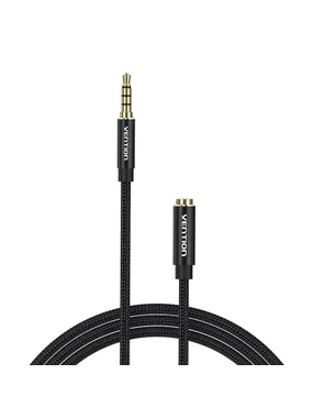 Cable Audio TRRS 3.5mm Male to 3.5mm Female Vention BHCBH 2m Black