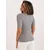 Women's gray classic blouse