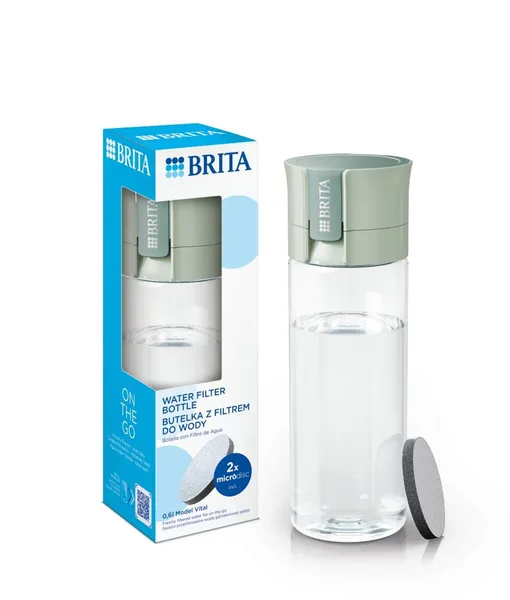 Brita Vital zaļa 2-disku filtra pudele