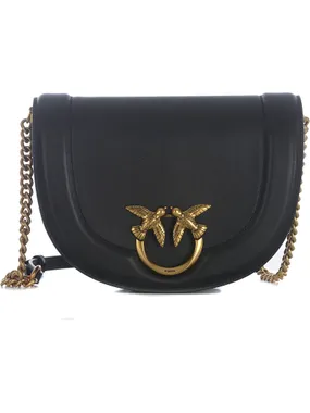 Women's leather crossbody handbag