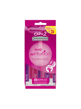 My Intuition Extra2 Essentials Women's Disposable Razors 15 pcs
