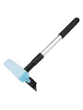 Glass, windows and mirrors washer + telescopic aluminum water squeegee 35/48 cm amio-03853