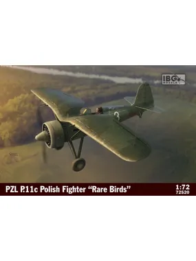 Plastic model PZL P.11c Polish Fighter in Rare Birds 1/72