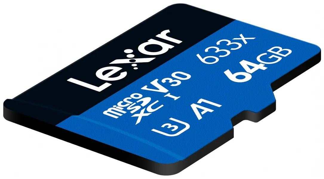 Memory card microSDXC 64GB 633x 100/45MB/s CL10 adapter