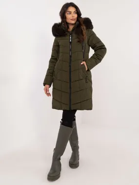 Women's khaki winter jacket