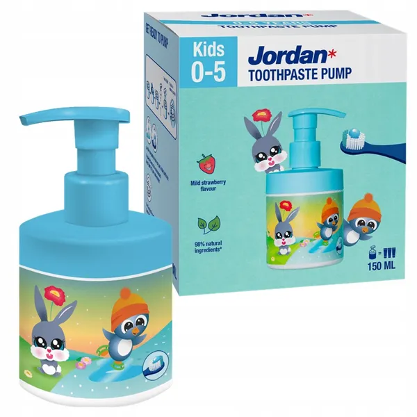 Kids toothpaste for children with pump 0-5 years 150ml