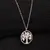 Charming steel necklace with a pendant Tree of Life Vita SATD16