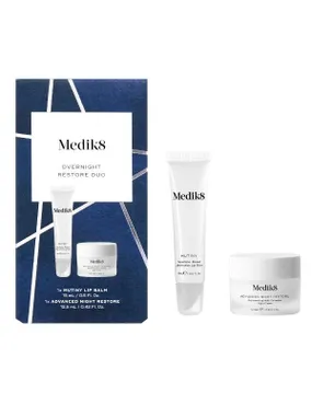 Cosmetic set for skin renewal and nourishment Overnight Restore Duo