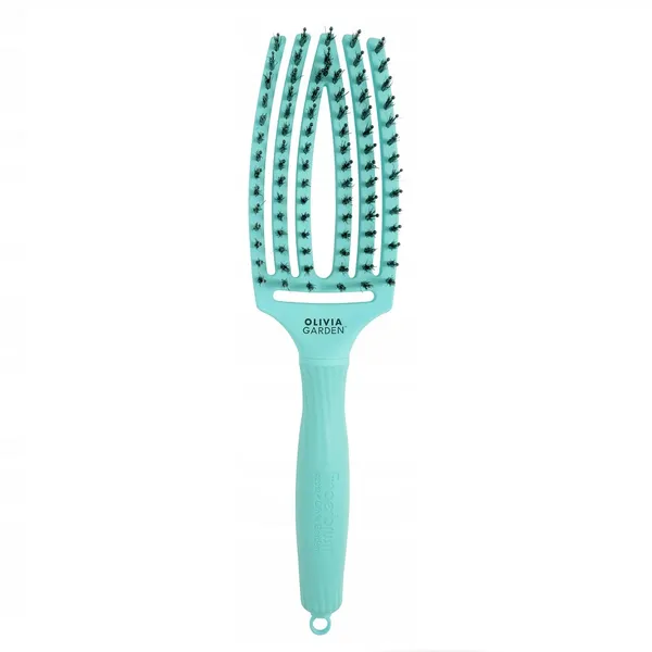 FingerBrush Combo Medium Mint hairbrush