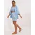 Women's light blue summer set