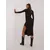Women's black fitted dress