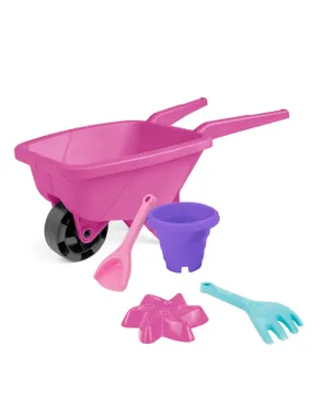 Wheelbarrow with sand kit pink