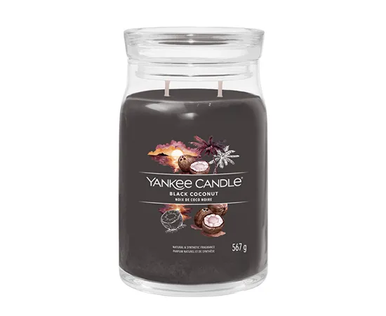 Aromatic candle Signature large glass Black Coconut 567 g