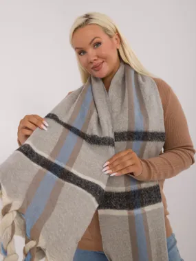 Women's gray Scarf shawl / scarf / cowl