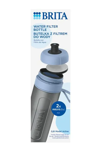 Brita Active zila 2-disku filtra pudele