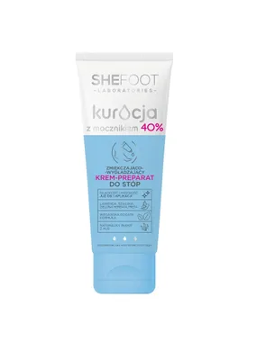 Softening and smoothing cream-preparation for feet with 40% urea 75ml