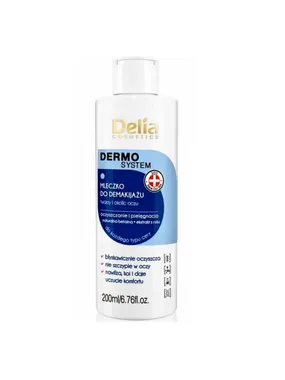 Dermo System milk for removing make-up from the face and eye area 200ml