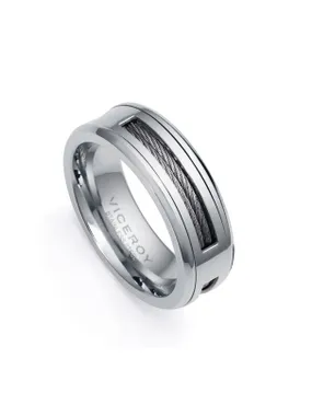 Stylish steel ring Magnum 14065A02