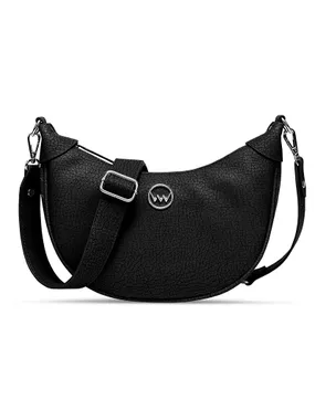 Women's Handbag Nessa Black Banana Bag