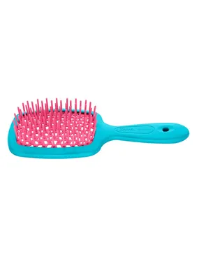 Small Superbrush small brush for detangling hair Pink-Blue