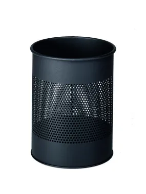 Durable 331058 trash can 15 L Round Metal Anthracite