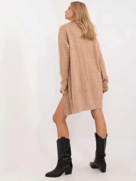 Women's camel cardigan