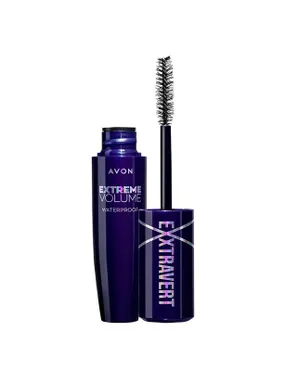 Waterproof volume mascara Exxtravert Extra Volume (Waterproof Mascara) 9.5 ml, Blackest Black