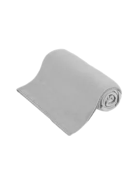 Fleece blanket 130x150 cm TEESA - gray