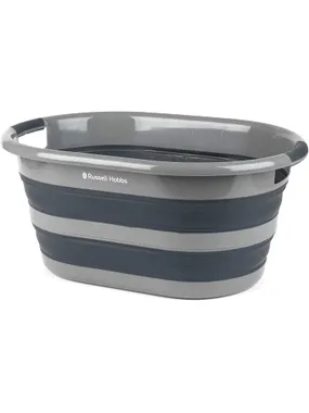 Russell Hobbs LA053879GRYEU7 Collapsible laundry basket 27L