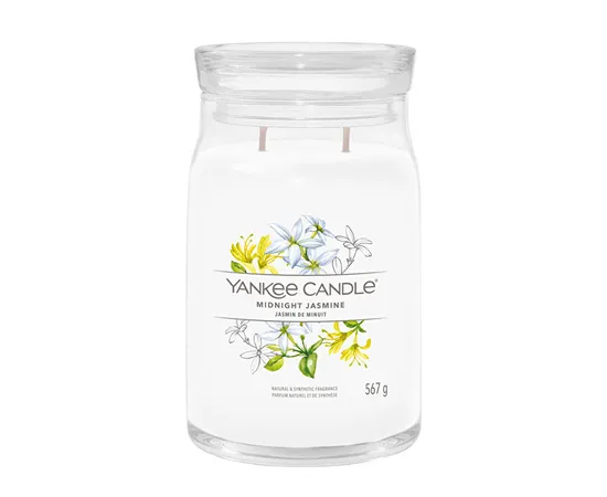 Aromatic candle Signature glass large Midnight Jasmine 567 g