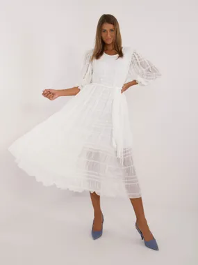 Women's white cocktail dress