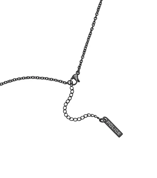 Timeless Black Crossed Necklace PEAGN0032403