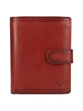 Men's leather wallet 703D COGNAC