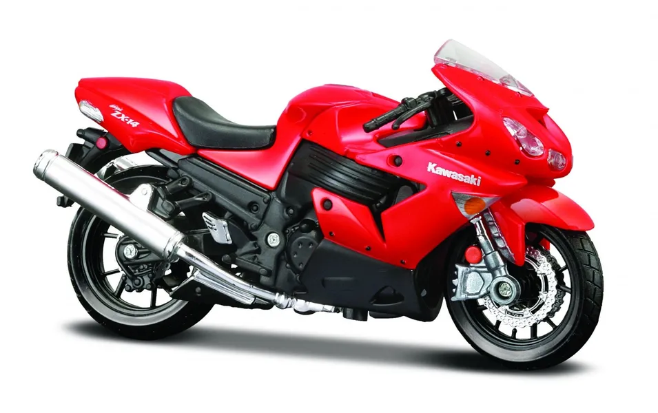 Model motorbike Kawasaki Ninja ZX -14 with a stand 1/18