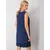 Women's dark blue dress.