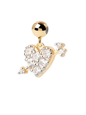 Mon Amour Charms CH01-090-U Glitter Gold Plated Pendant