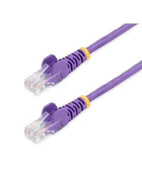 StarTech.com Cat5e Ethernet ielāpu kabelis ar nesavienojamiem RJ45 savienotājiem — 7 m, violets