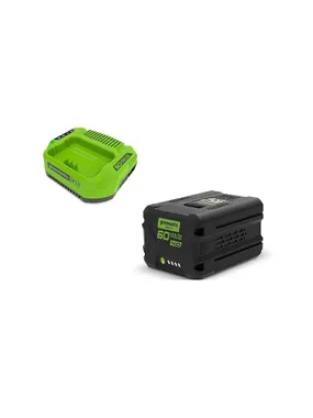 60V 4Ah akumulators + 2A lādētājs Greenworks GSK60B4 - 2933807