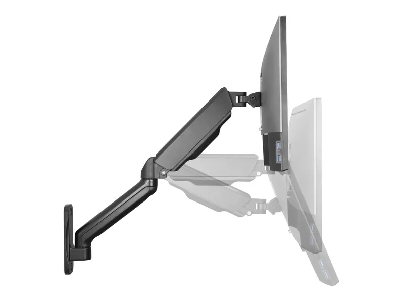 Equip 17"-32" Single Monitor Wall-Mounted Bracket, Arm length:564mm