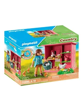 Zestaw z figurkami Country 71308 Kury z pisklętami