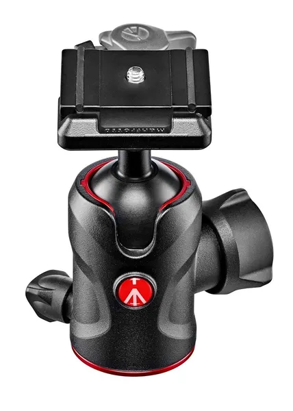 Manfrotto MH496-BH statīva galva, melna alumīnija 1/4" bumba