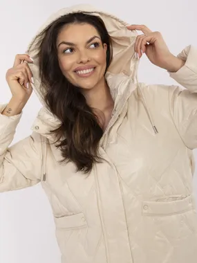Women's beige transition jacket