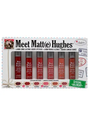 Meet Matt(e) Hughes Special Delivery Mini Liquid Lipstick Set 6x1.2ml