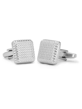 Modern steel cufflinks