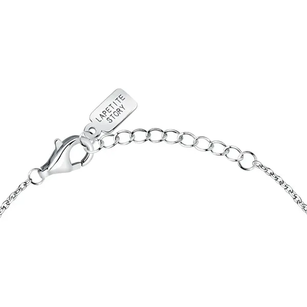 Romantic silver bracelet with hearts Silver LPS05AWV19