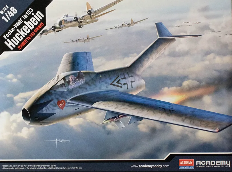 Plastic model Focke-Wulf TA183 Huckebein