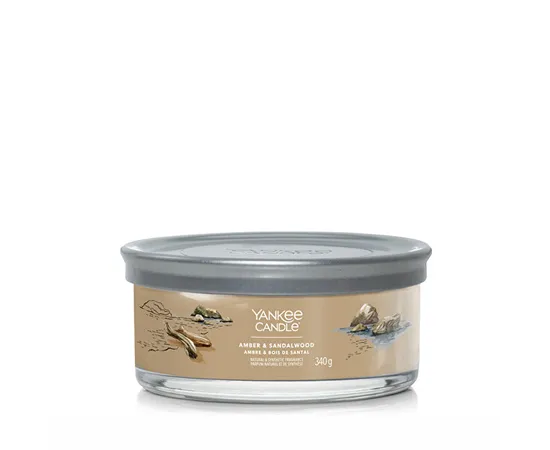 Aromatic candle Signature tumbler medium Amber & Sandalwood 340 g