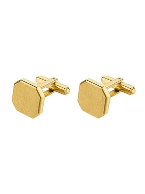 Elegant gold-plated cufflinks Ink BIK106